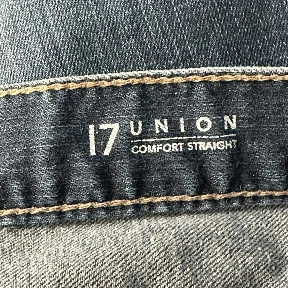 Big Star Jeans Mens 35x27 Nova XVI 17‎ Union Comfort Straight Dark Wash Denim